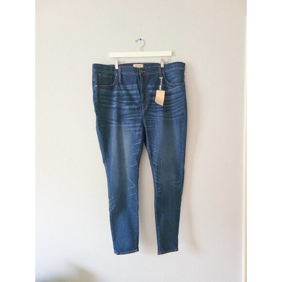 Madewell  10" High Rise Plus SizeSkinny Jeans Adjustable Edition Waist 36 - Picture 1 of 8